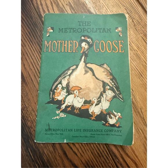 Vintage The Metropolitan Mother Goose Elizabeth C. Watson Paperback Story Book - Picture 1 of 3